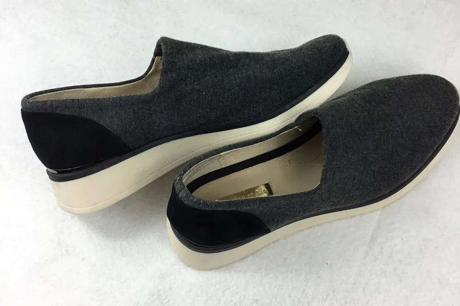 Louise Et Cie Women’s Shoes Size 7 Grey Wedge Snikers shoes Lo-Beauvais Athletic