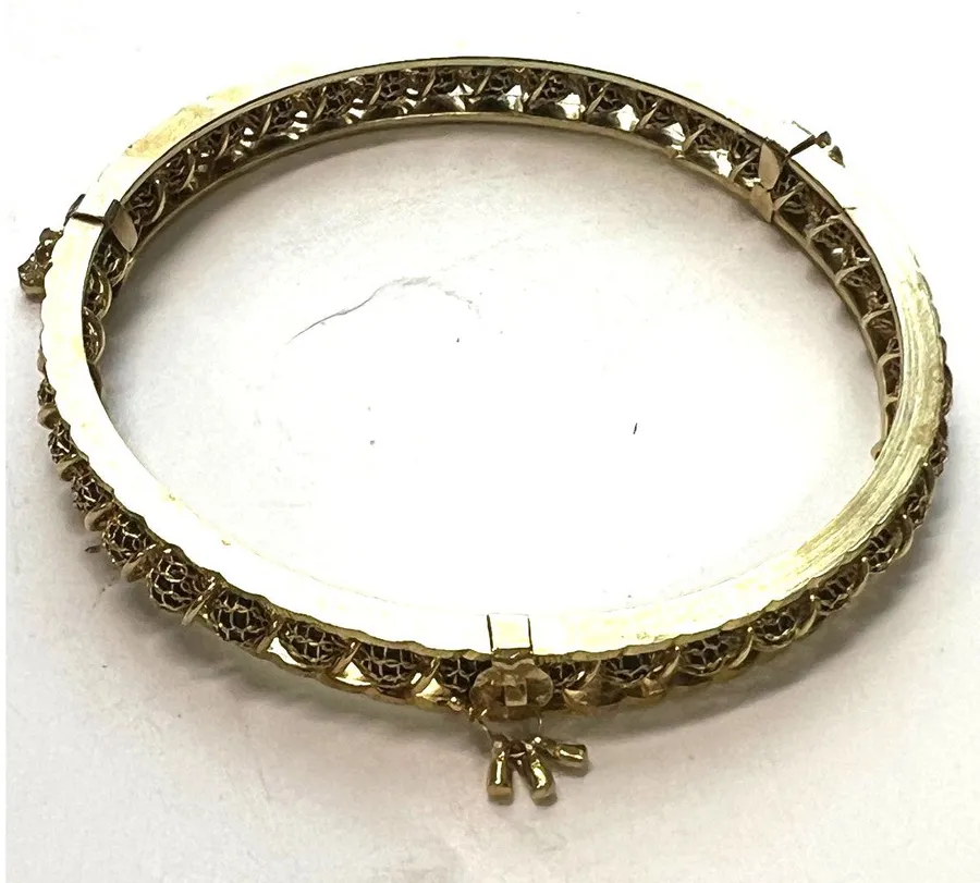 Vintage Mid Century MCM antique gold