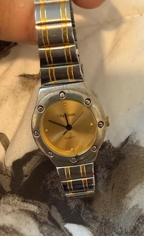 Oleg Cassini Vintage Women’s Mixed Metal Wrist Watch 31-926