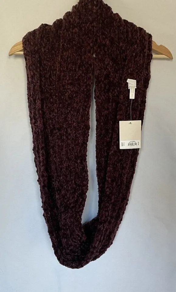 NWT LC Lauren Conrad maroon infinity scarf soft comfortable one size