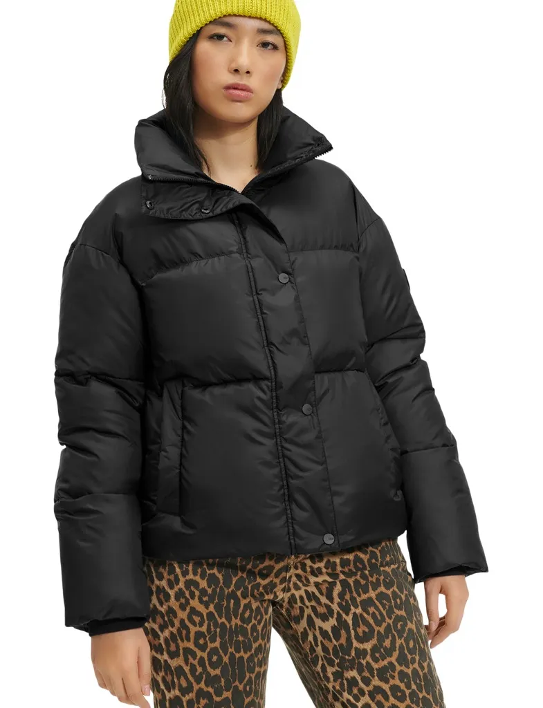 UGG Vickie Black Puffer Jacket Size XS