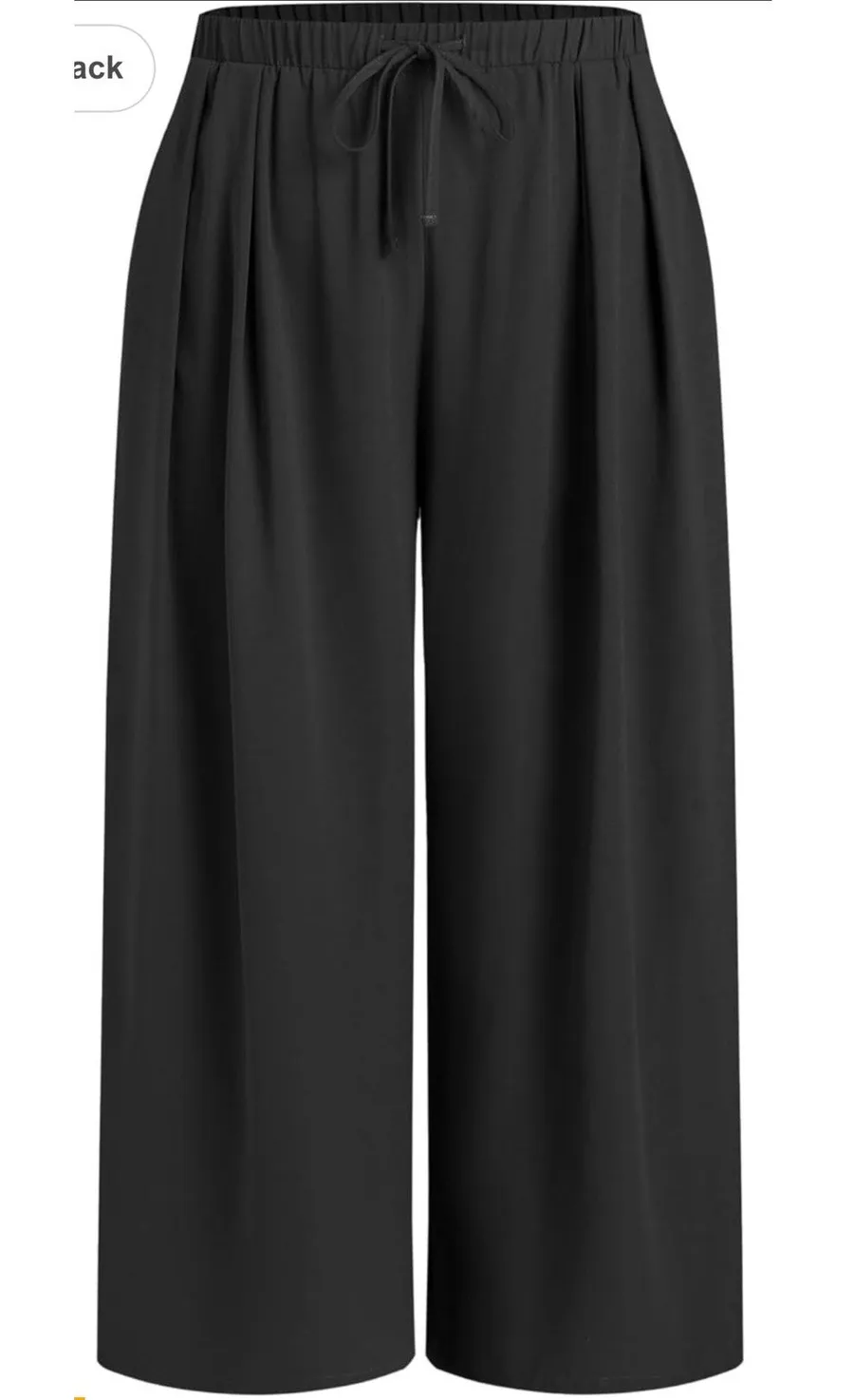 CIDER Elastic Waist Wide Leg Trousers Size Small