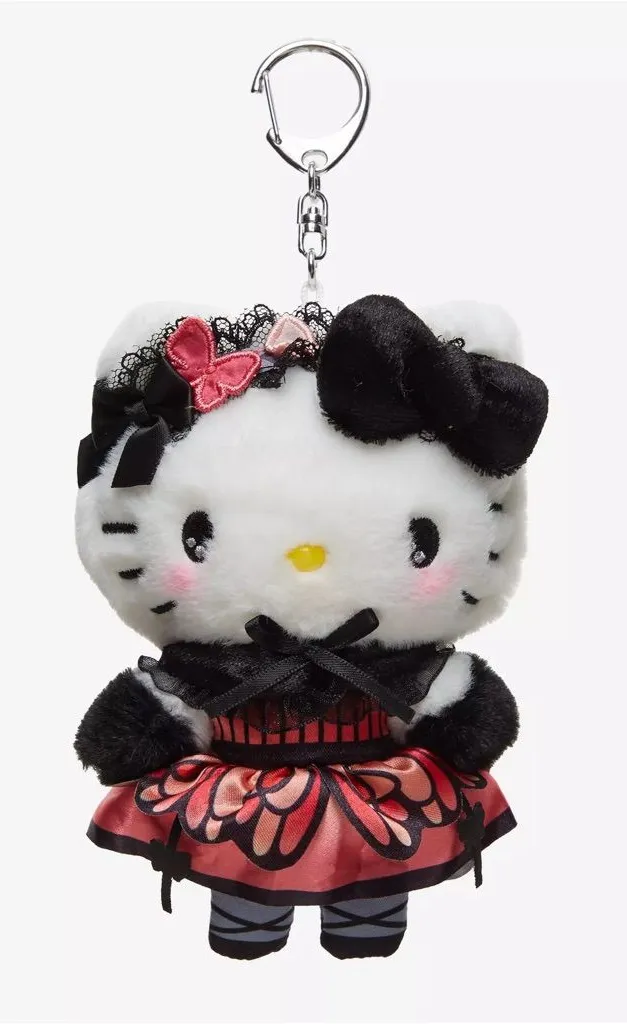 Sanrio Japan Originals Hello Kitty Butterfly Plush Bag Charm