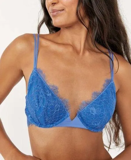 Allure Underwire Bra in Moroccan Blue Size 34B NWT