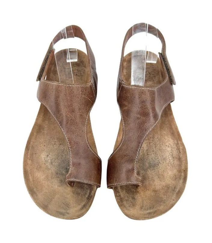 Dansko Reece Boho Gorpcore Eco-Chic Brown Leather Comfort Sandals Size 36 US 6