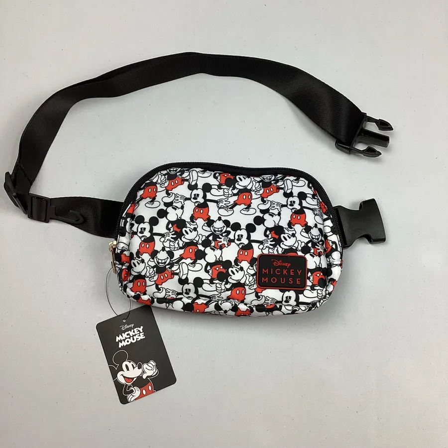 Disney Mickey Mouse Belt Bag Fanny Pack By Bioworld NEW with tag