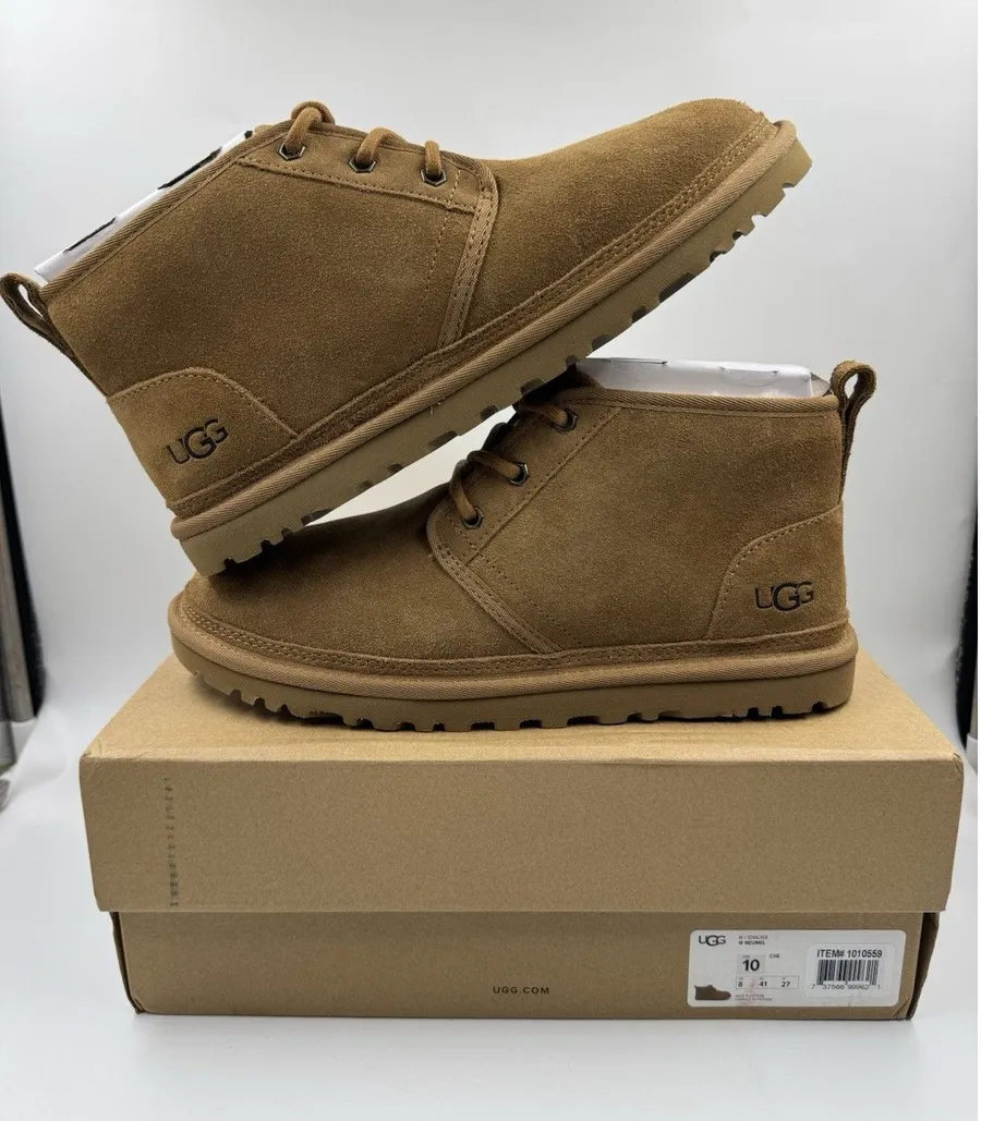 Authentic UGG Women’s Neumel Chukka Boots Chestnut US 10 Style 1094269New In Box