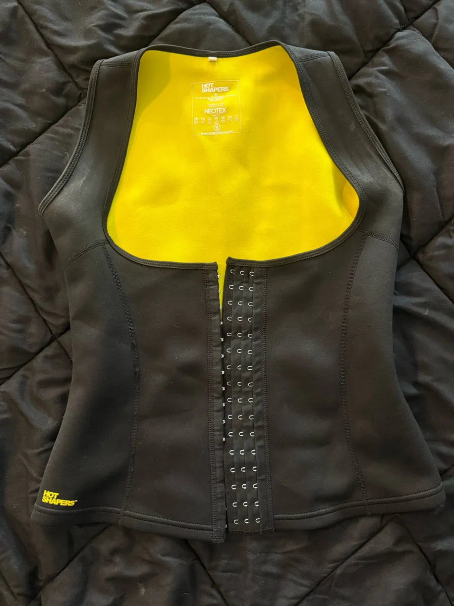 {HOT SHAPERS} Neotex Black & Yellow Waist Trainer