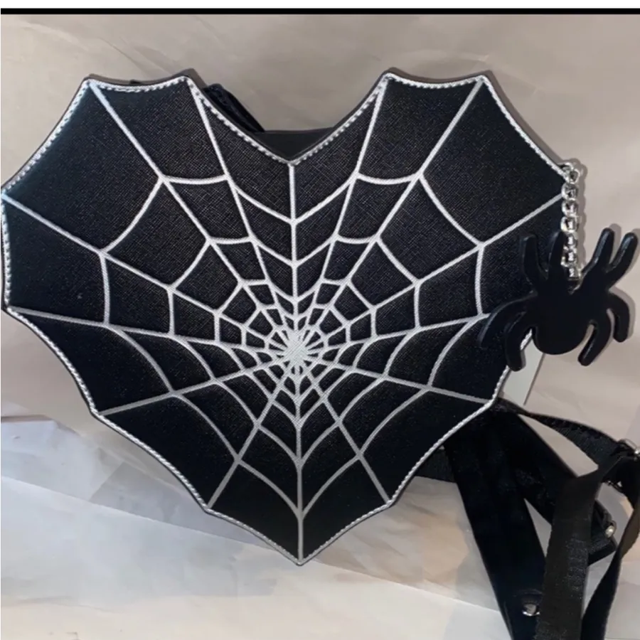Spider web backpack Black