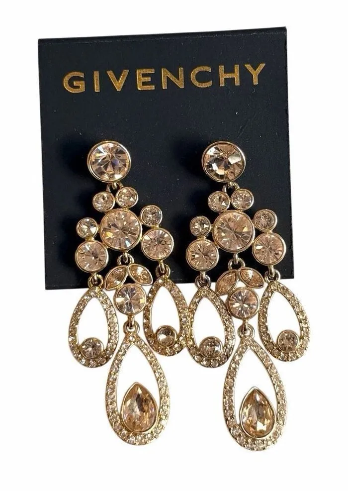 Givenchy Crystal Chandelier Earrings