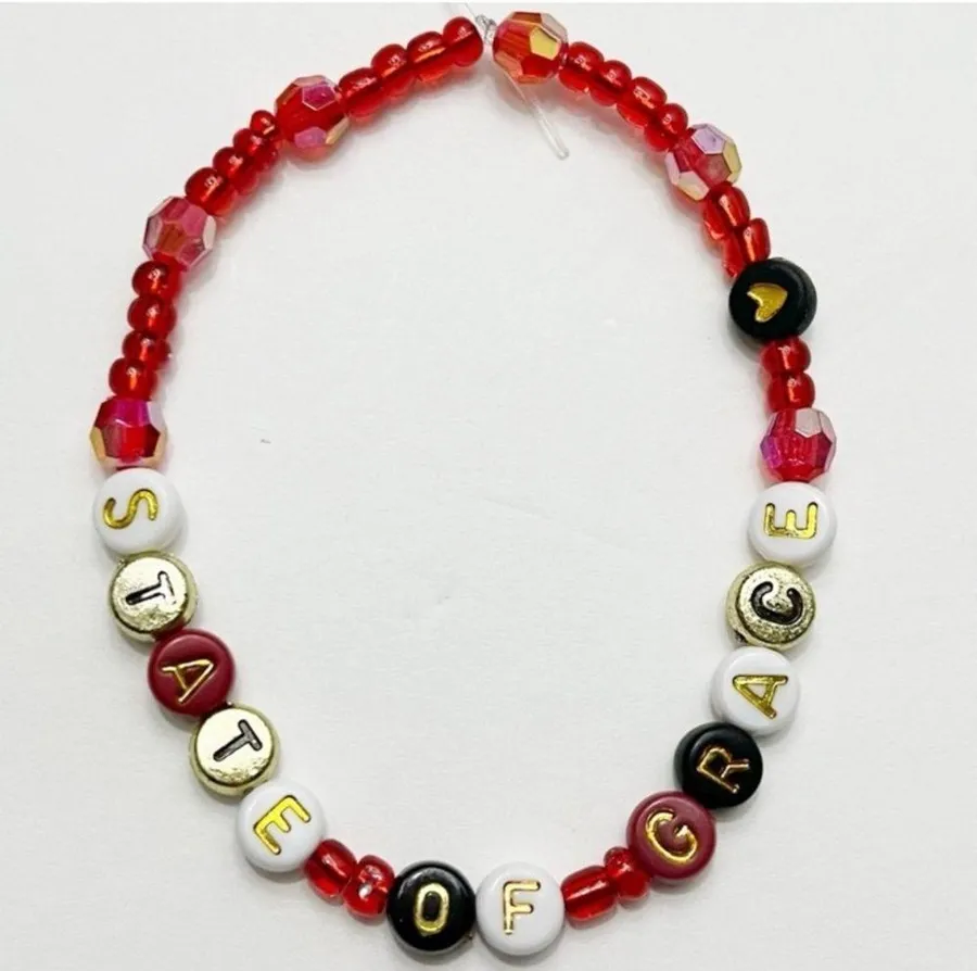 Taylor Swift Friendship Bracelet Red State Of Grace