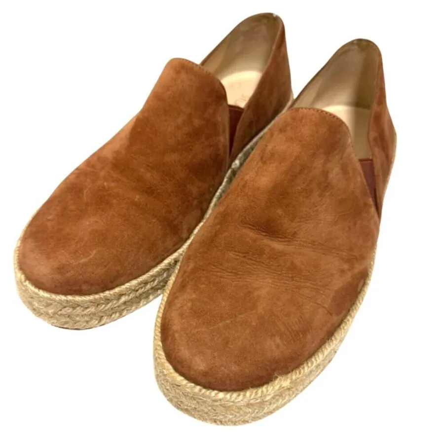 Stuart Weitzman Nugal Tan Suede Flats Women's Sz. 8