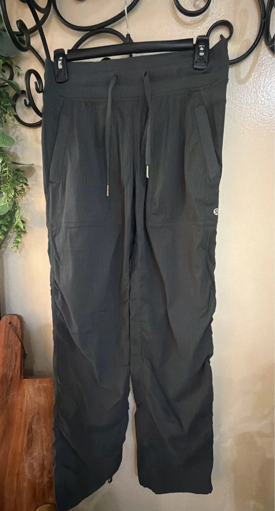 lululemon athletica Black Drawstring Track Pants