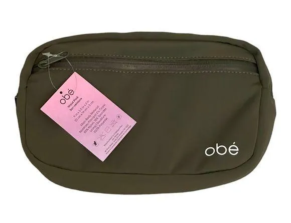 Obé x Fabfitfun Waist Pack in olive green New