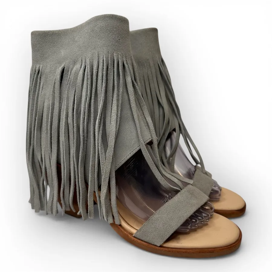 Kookaburra Ugg Womens size 9 Piazz Fringe Suede Leather Sandal Boho Festival