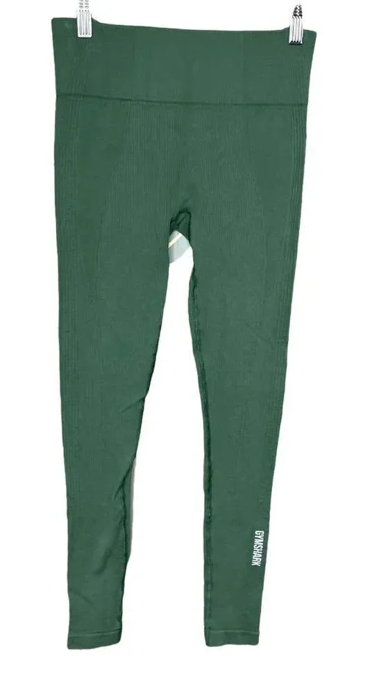 Gymshark Power Down Leggings Dusty Sage Green Size Medium