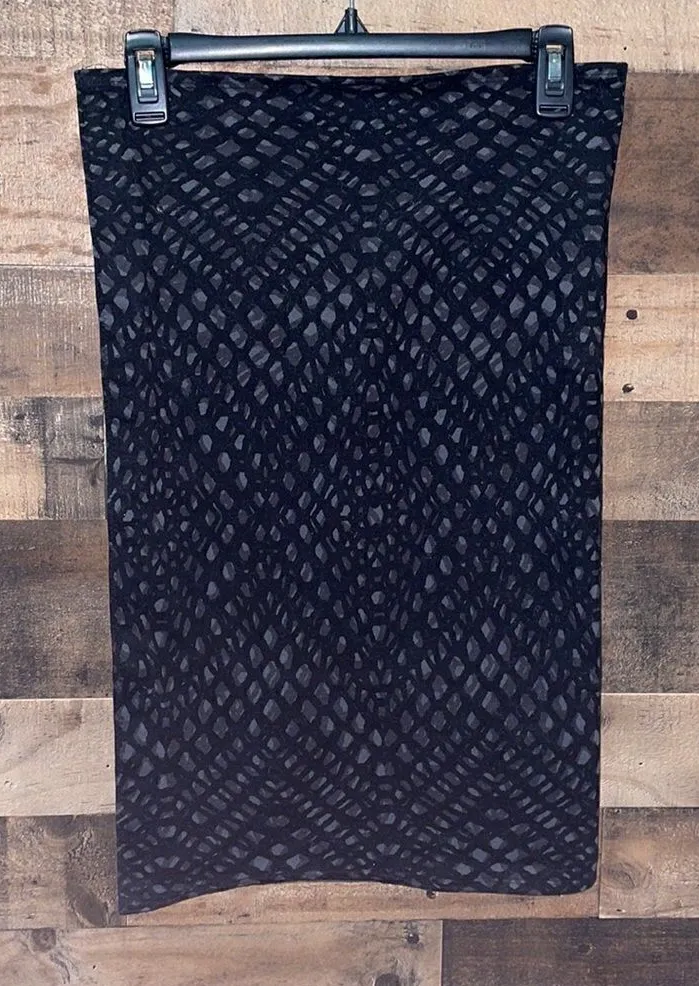 Lululemon Vinyasa Scarf *Fleece Simply Lace Play Dark Slate Black / Dark Slate