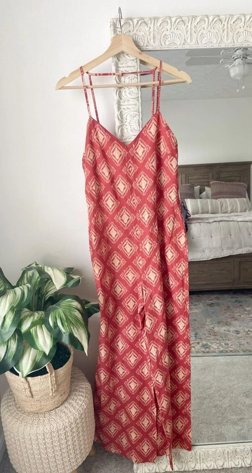 Zara Printed Cotton Jumpsuit