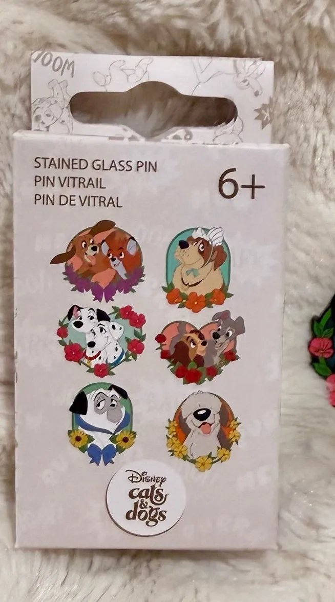 Loungefly Disney Dogs Floral Blind Box Enamel Pin