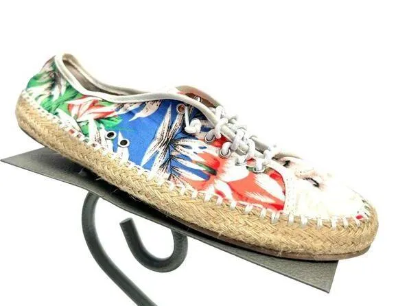Steve Madden Broadwlk tropical Espadrille Sneakers Shoes Size 8.5