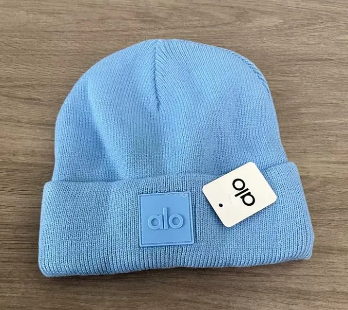 Brand New ALO Blue Knit Hat