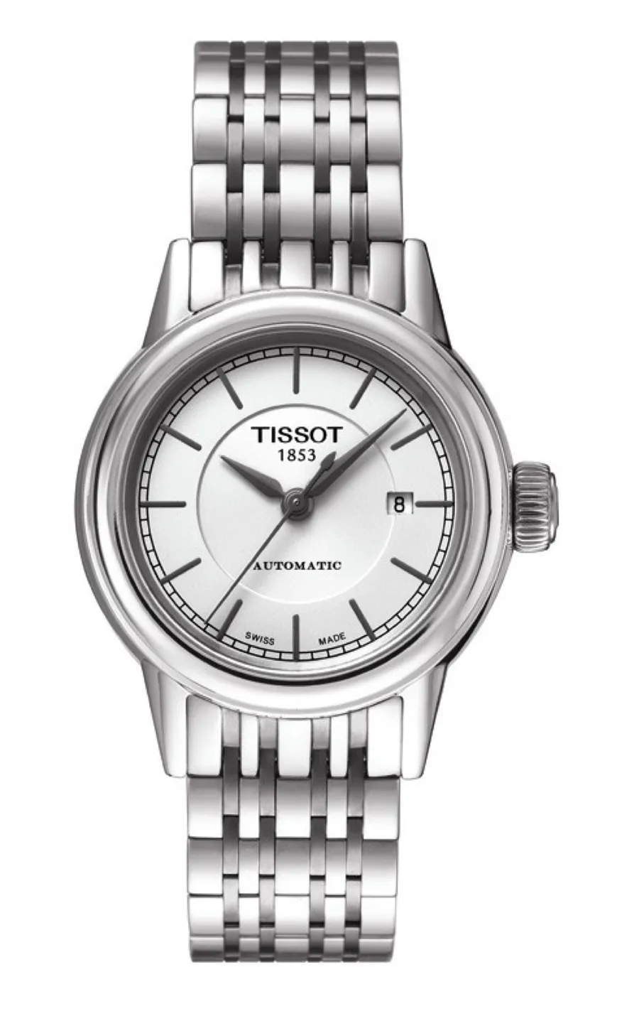 Tissot Lady Automatic Movement Carson Watch Silver Size undefined