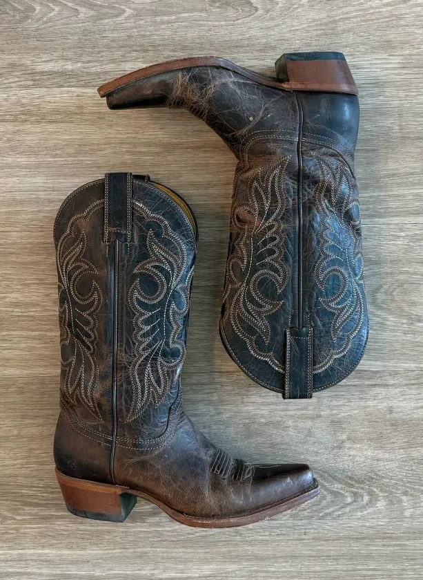Shyanne Women's Loretta Western Snip Toe Boots, Size 5M