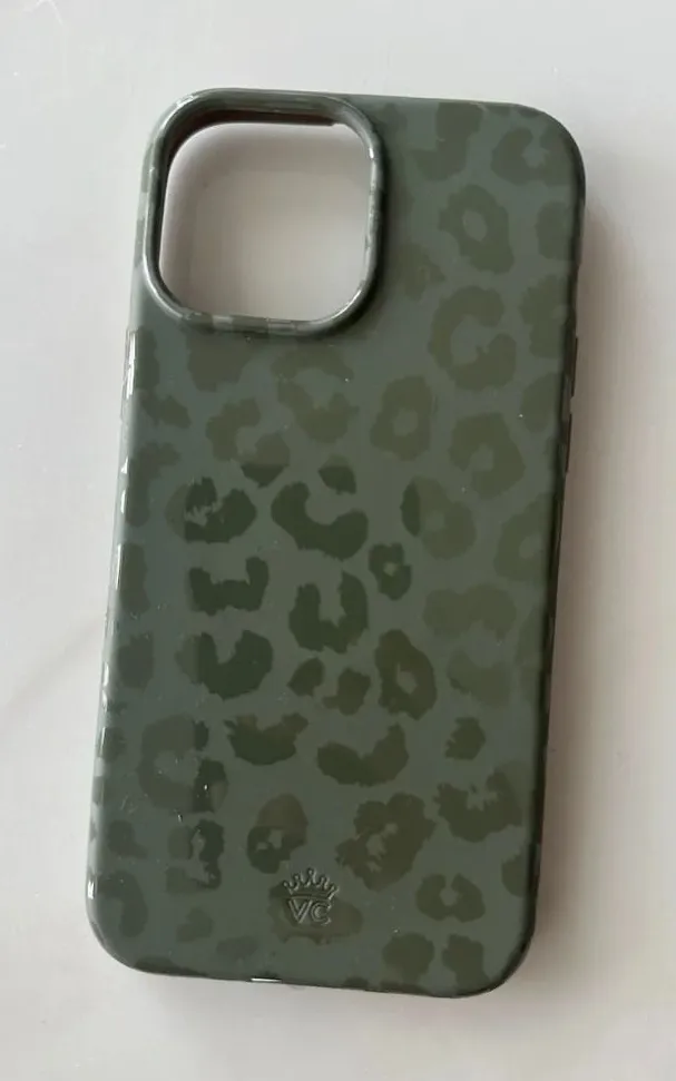 Velvet Caviar Olive Leopard IPhone 15 Pro Max Case MagSafe