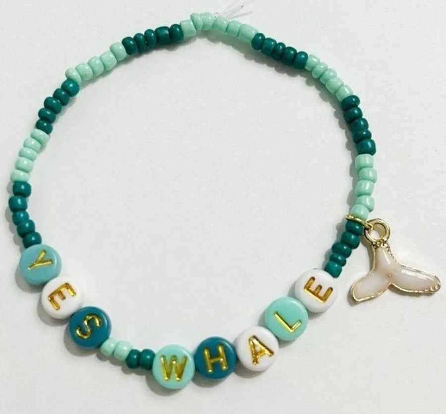 Taylor Swift Eras Tour Friendship Bracelet Yes Whale