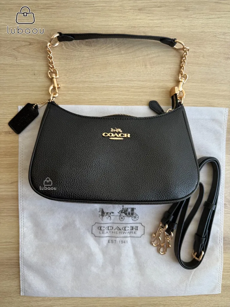Coach Teri Shoulder Bag In Black