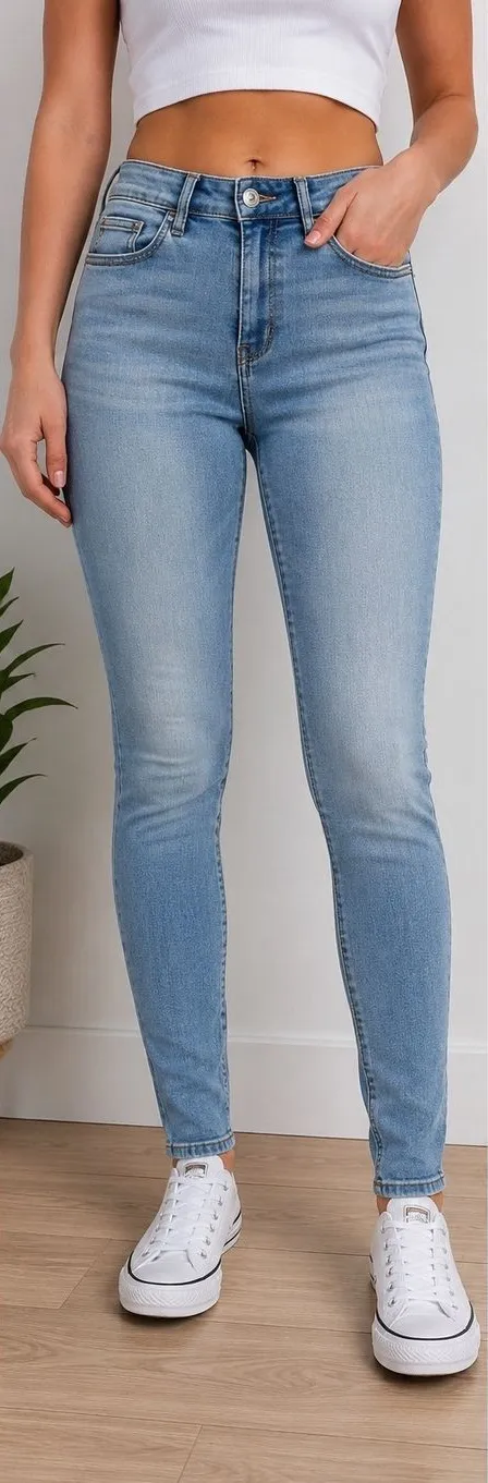 American Eagle Super Stretch Women’s Skinny Jeans Size 2 Light Wash