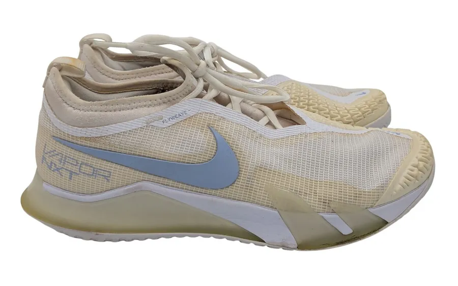 Nike Court Air Zoom Vapor NXT Tennis Shoes White Blue CV0742-111 Womens 10