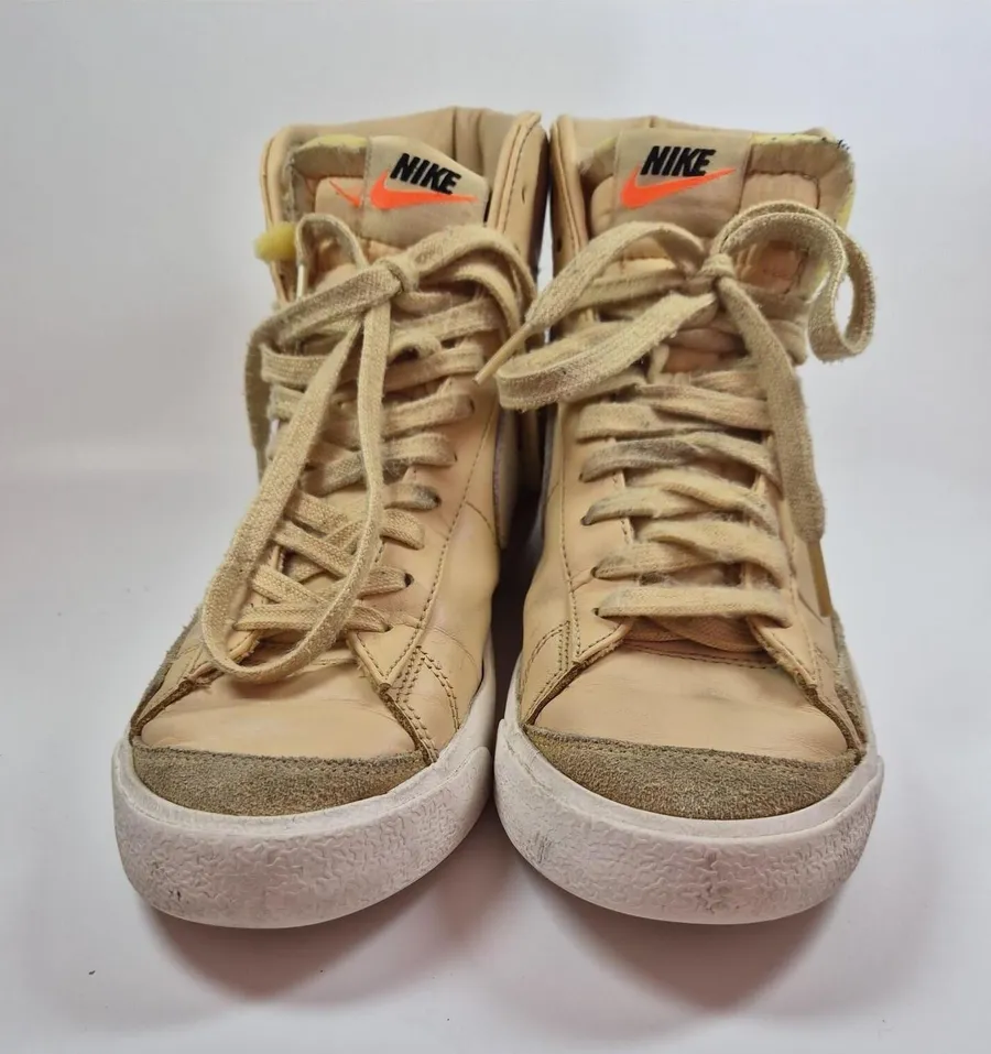 Nike Shoes Womens 9 Blazer High Top Sneakers White Faux Leather