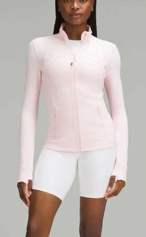 Lululemon Define Jacket Womens 6 Strawberry Milkshake Pink Luon Full Zip
