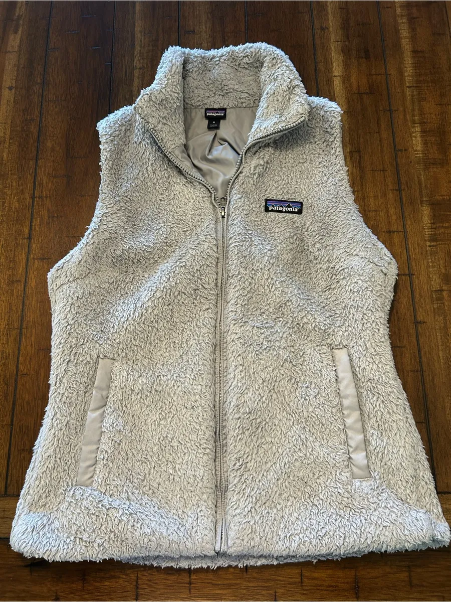 Patagonia Los Gatos Fleece Vest Women’s Medium Gray Full Zip Size M