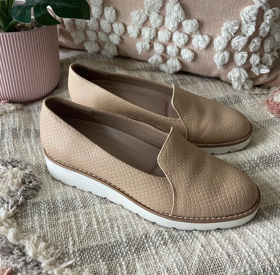 Beige Loafers