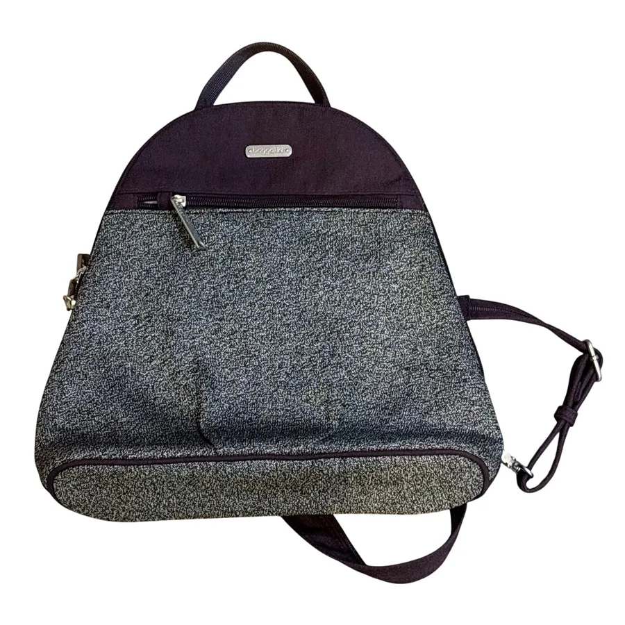 Baggallini Purple & Black Convertible Backpack