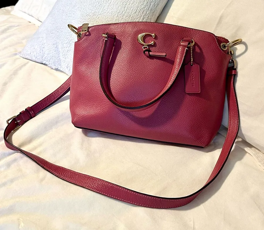Pink Coach Remi Purse Crossbody