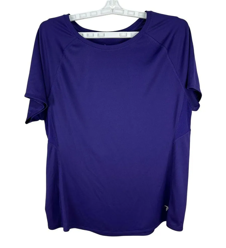 Old Navy Active Womens Short Sleeve Performance T-Shirt Retro Violet Size L