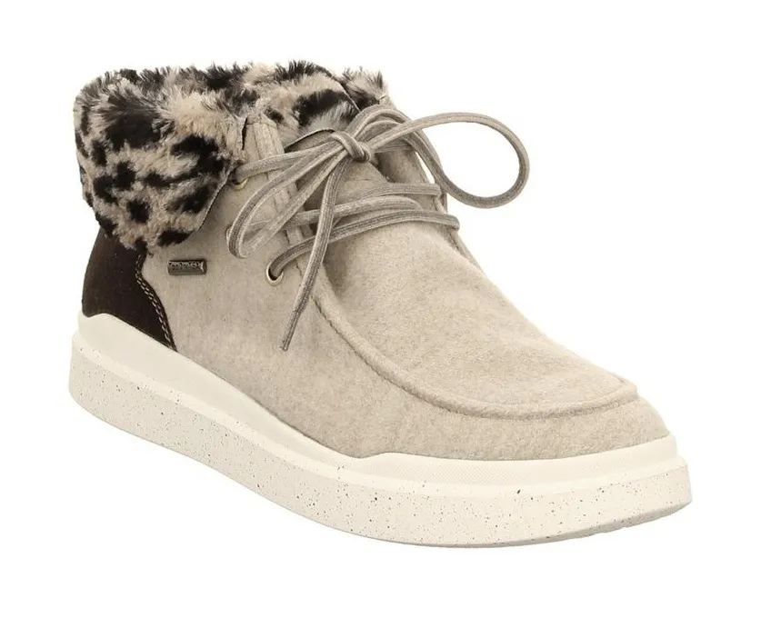 NEW ROMIKA Helsinki Leopard 03 Lined Waterproof Bootie~41~Grey Beige~SOLD OUT! Gray Size 10