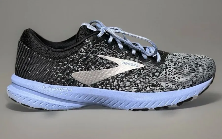 Brooks Launch 6 Women's Black/Gray/Blue Running Shoes Size 9B