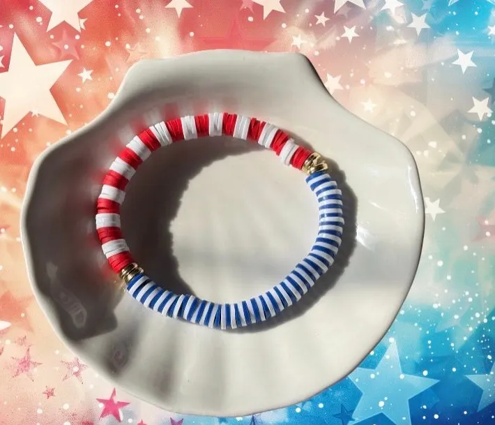 4 of July Bracelet Multiple