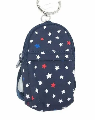 Vera Bradley Bag Charm Fireworks Star Party Charm, Blue