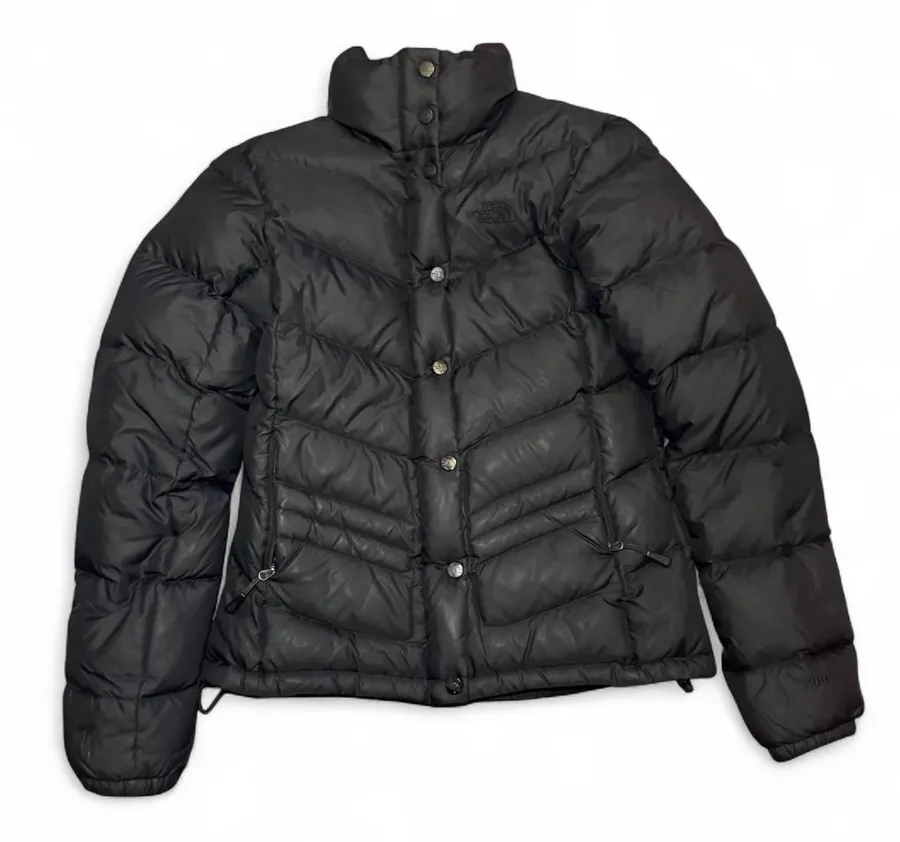 The North Face 700 Fill Goose Down Puffer Jacket Women’s Small Black Short