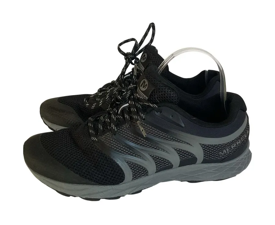Merrell Mix Master 4 Trail Running Shoes Black Gray Lace Up Sneakers