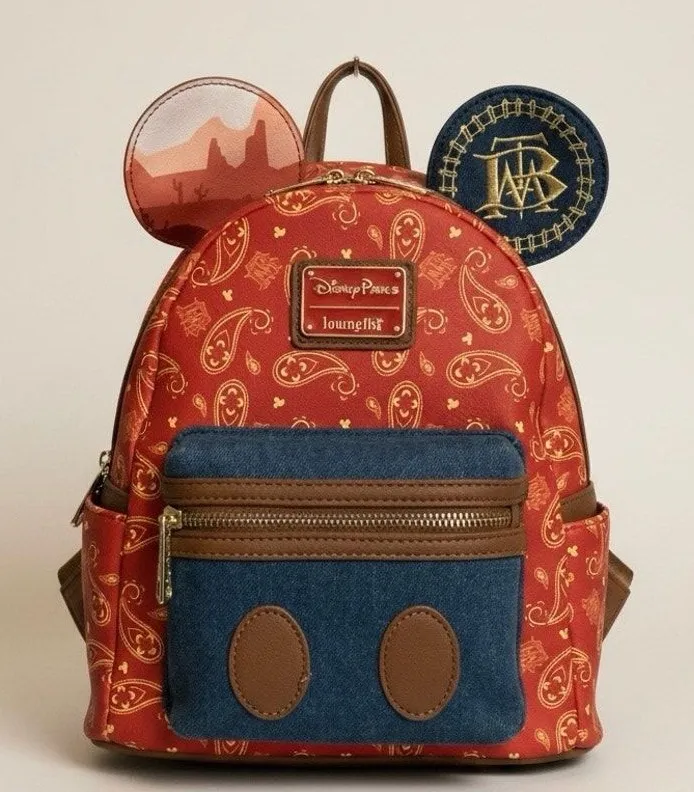 NWOT Disney Parks Loungefly Mickey Main Attraction Big Thunder Mountain Railroad