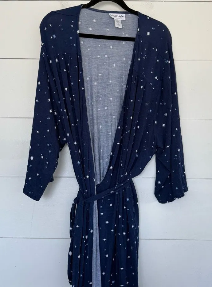 Northstyle Women’s 2X Navy Blue Star Robe Size XXL