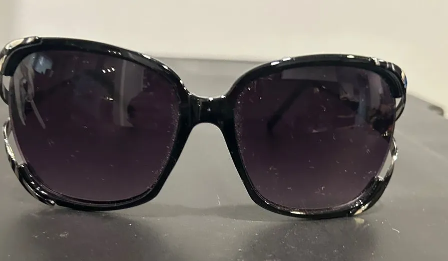 Modern Black Sunglasses with Dark Tinted Lenses