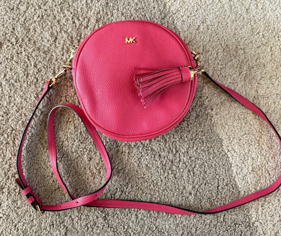 Michael Kors Pink Canteen Crossbody Bag