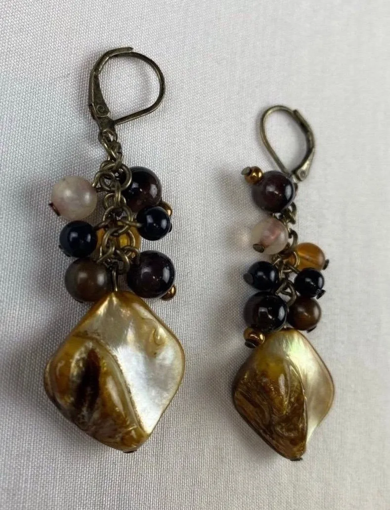 NEW Earrings Brown